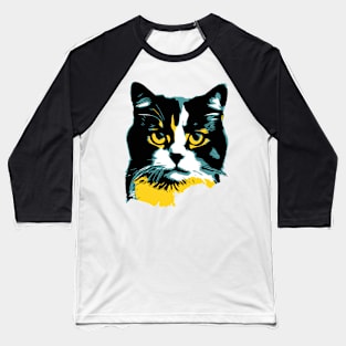 Angry Cat ; animals Baseball T-Shirt